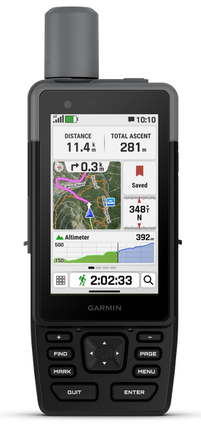 Garmin 0100292000 GPSMAP H1 Dog Tracker/Maps/GPS 64GB Memory Black/Gray Transflective, Color TFT Touchscreen
