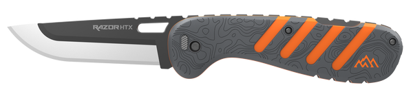 Outdoor Edge Razor Htx 3.5" - Folder Gray/orange W/blade Pod
