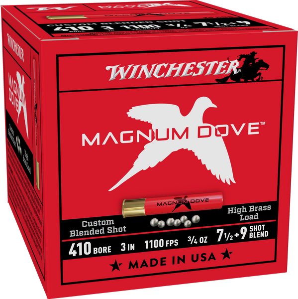 Winchester Magnum Dove 410 - 3" 3/4oz #7.5&9 25rd 10bx/cs