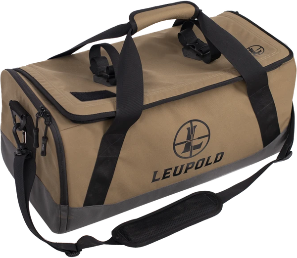 Leupold 182402 Optics Go Gear  Tan/Black Nylon Duffle Bag 21" Long