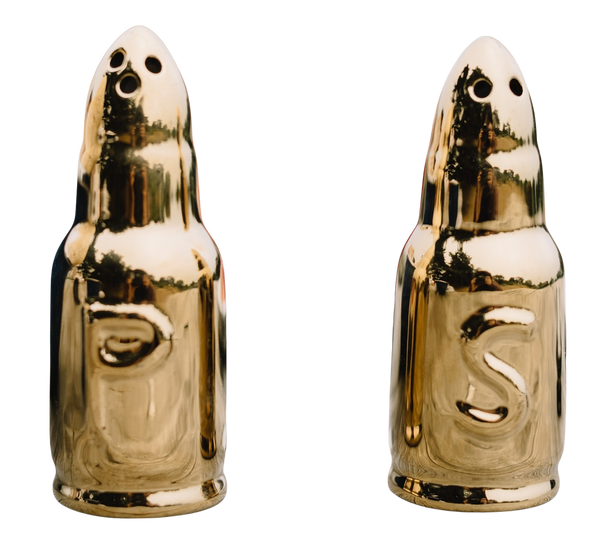 CAMP CBG-1036     SALT AND PEPPER SHAKERS BULLET