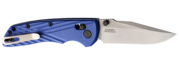Hogue Deka Able Lock Folder - 3.25" Clip Point Poly Blue