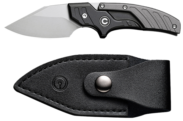 Civivi Knife Typhoeus 2.27" - Black/gray Aluminum/stonewash