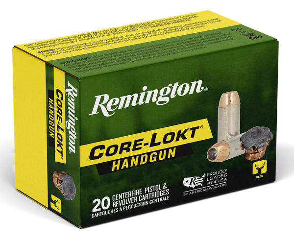 Remington Ammunition 20272 Core-Lokt  45Colt 237gr Jacketed Hollow Point 20 Per Box/10 Case