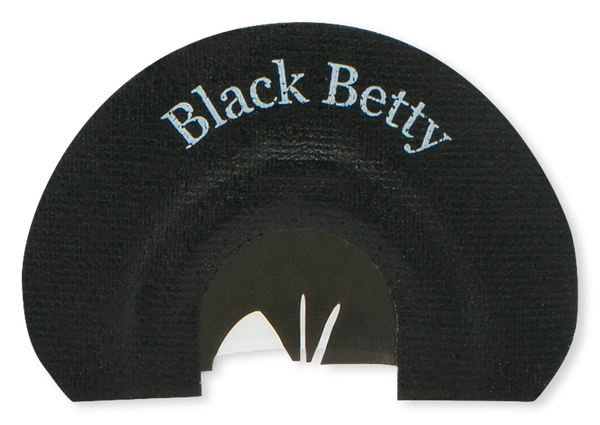 Rolling Thunder Game Call TC008-BB Black Betty Diaphragm Call 3 Reed Snake Tongue Cut Attracts Turkey Species