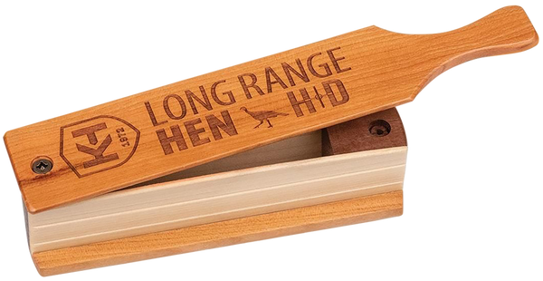 Knight And Hale Hd Long Range - Hen Box Call Cherry/walnut