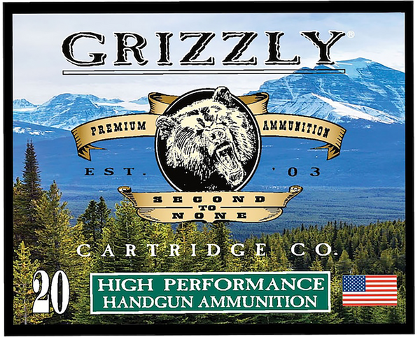 Grizzly Ammo GC44M+P2   44RemMag+P 240gr Jacketed Hollow Point 20 Per Box/10 Case