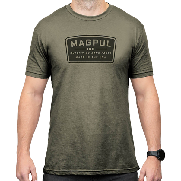 Magpul MAG1526-316-XL Go Bang Parts  Olive Drab Heather Cotton/Polyester Short Sleeve XL