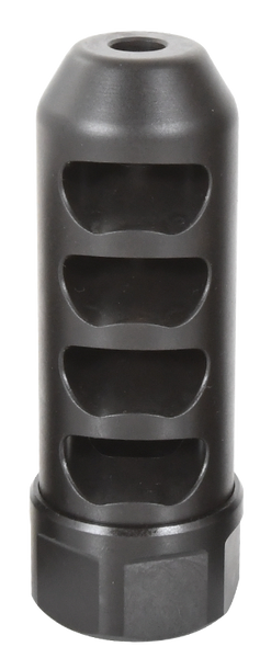 American Precision Arms G2F5838N Gen 2 Fat Bastard Self Timing Brake Black Nitride Stainless Steel with 5/8"-24 tpi Threads, 3.30" OAL & 1.115" Diameter for 338 Cal Rifle