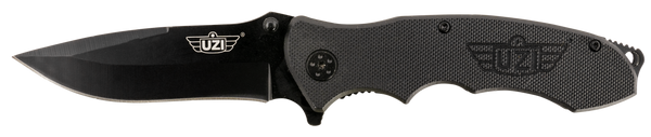 Uzi Accessories UZKFDR006 UZI Responder VI Black, Stainless-Steel Blade