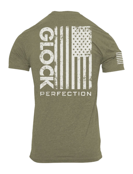 GLK AP96402 PERFECTION FLAG TEE 3XL GRN
