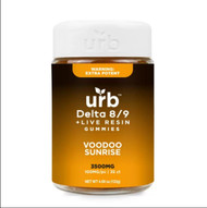 Unleash the Magic with 3500mg D8/D9 Gummies - Voodoo Sunrise