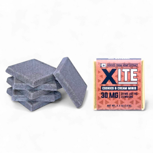 Xite Delta 9 Chocolate Minis - 30mg Cookies & Cream