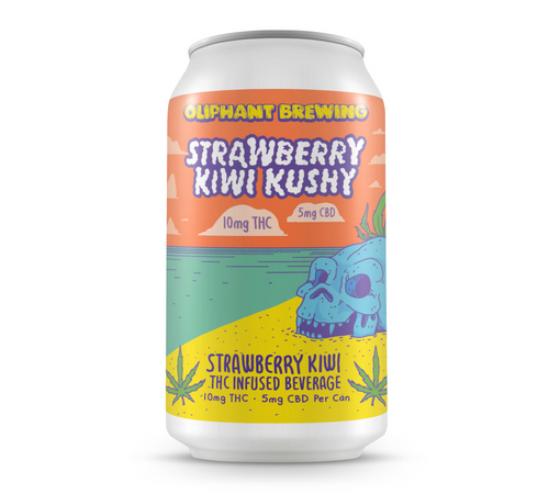 Strawberry Kiwi Kushy THC Beverage - 10mg