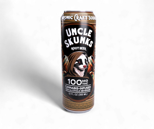Uncle Skunks Chronic Craft 12oz THC Soda - Root Beer