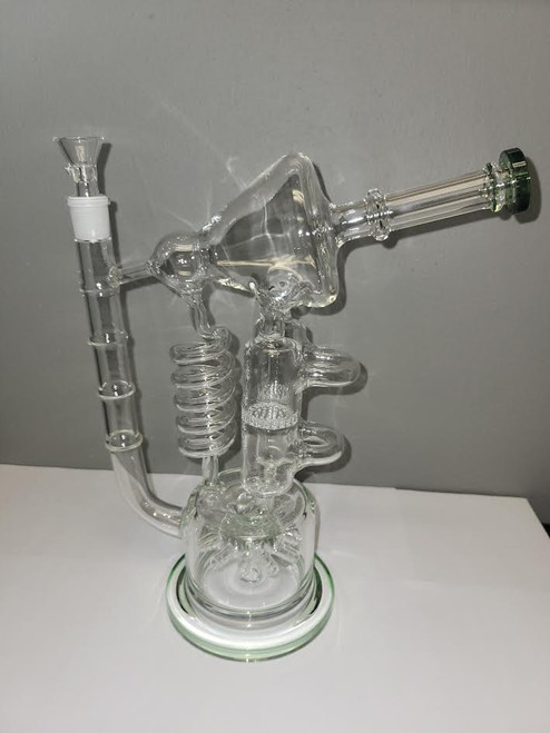 Heavy Recycler Rig Dabs THC Wax