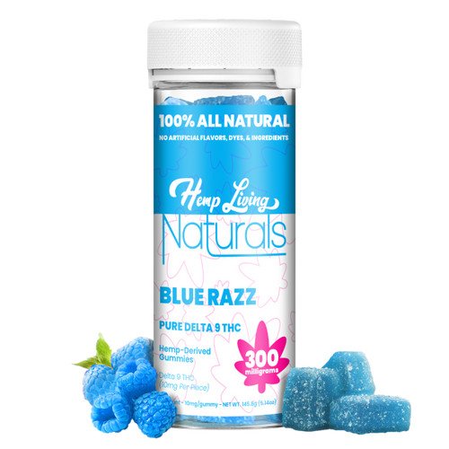 Blue Razz THC Delta 9 Gummies