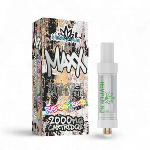 Maxx 2g Live Resin Liquid Diamonds Vape Cartridge - Rainbow Belts