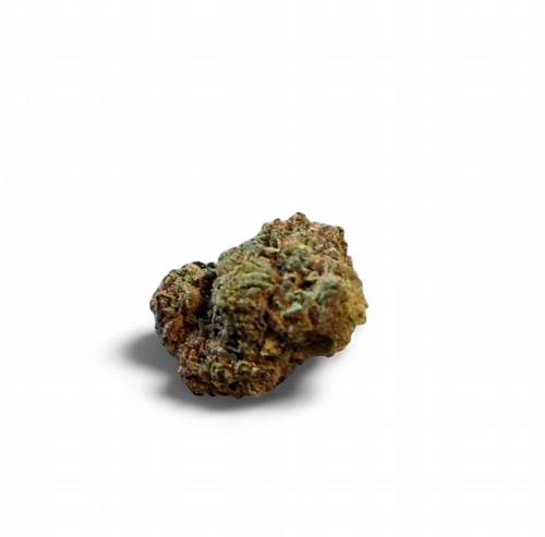 One ounce heat-sealed bag of Shake Shack THC-A hybrid flower from GreenRX Madison WI dispensary.