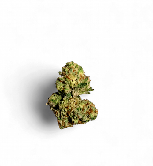 One ounce bag of Watermelon Skittlez THCA flower testing at 31.35% from GreenRX Madison dispensary.