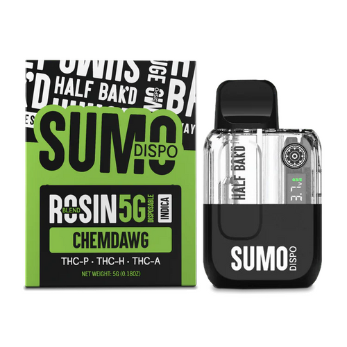 SUMO Chemdawg 5g THCA Rosin Blend Disposable Vape - GreenRX Madison WI Dispensary