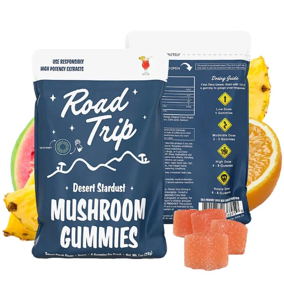 Sunset Punch mushroom gummies available with Free Joint Friday at the GreenRX Madison WI dispensary