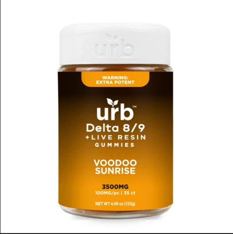 Unleash the Magic with 3500mg D8/D9 Gummies - Voodoo Sunrise