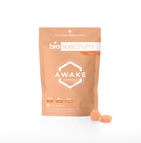 Revitalize Your Day: Awake CBG Gummies with THC & Caffeine - Citrus