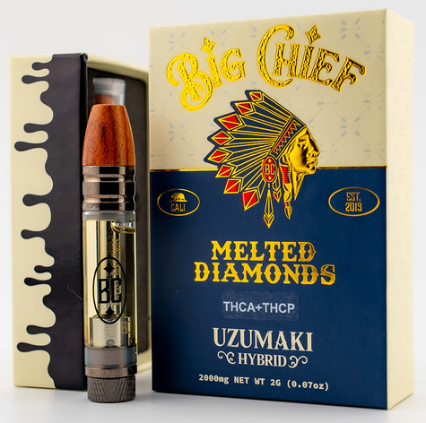 Unlock the Power of Purity with Uzumaki's THCA 2g Melted Diamonds Cartridge