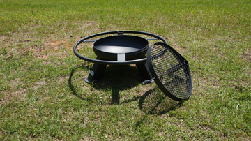 24 Inch Fire Pit With Grill Top