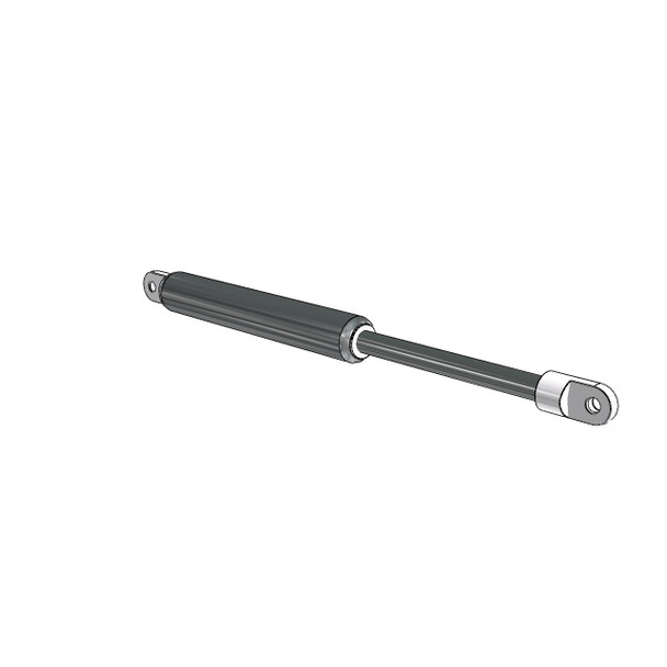H1H1-9G-100-254--001/000N Gas Spring With Extra Features 3"(100mm) Stroke 10"(254mm) Extended Length Force: 000N