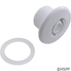 Eyeball Fitting, BWG/HAI Microjet, 1-3/4"hs, White