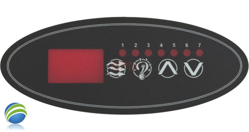 Overlay, Hydro-Quip Eco 1, Pump 1, Light, Temp Up, Temp Down, Small Oval