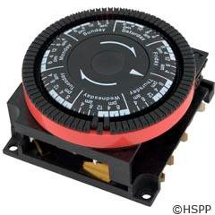 Timer, Diehl, SPST, Panel Mount, 115v, 7day