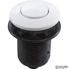 Air Button, Tecmark, Low Profile, 1-1/4"hs, White