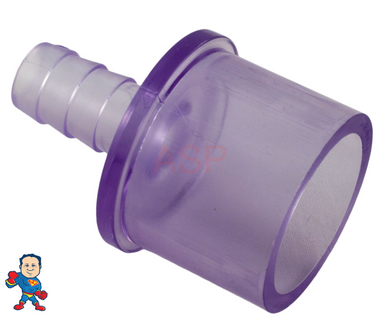 Air Injector Connector, Balboa HydroAir, 3/4"spigot x 3/8"barb