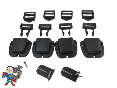 4X Spa Hot Tub Cover Latch Strap Repair Kit & Key Catalina Cal Spa Video How To