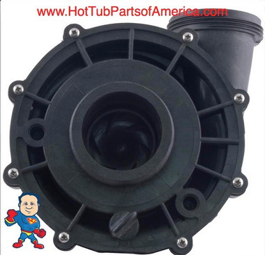 Complete Wet End, Aqua-Flo ,XP2, Xp2e,3.0HP, 2"x 2" , 56fr, fits Motors with 12.0A/230V 6.3"
The Suction and Pressure sides both Measure about 3" Across the threads!