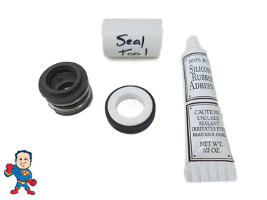 Spa Hot Tub Pump Seal for 1.0HP-2.5HP Pump that fits Intertek 2009+ Jacuzzi®  Premium or Sundance® Video How To