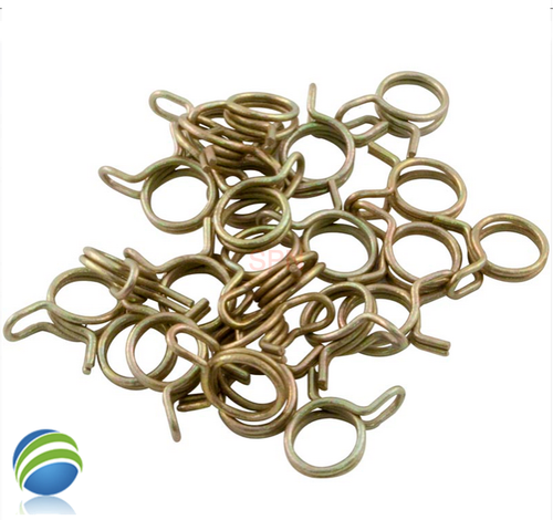 (25) Tubing Clamp, Fits Tubing 3/8" I.D. x 1/2"O.D., Double Wire, for Air System Parts