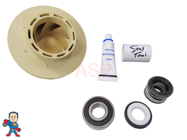 Spa Hot Tub Pump 2.5HP Impeller & Seal Kit May 2009+ Jacuzzi®  Premium or Sundance® Video How To This pump will have WUA400I WUA400-II and will also have one of these numbers on it. 6500-352, 6500-363, 6500-365, 6500-367