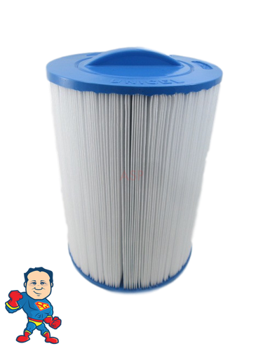 Filter, Cartridge Filter 9-1/4" Tall x 6" Wide 2" mpt 40sqft Master Spa Twilight &  Legend Series