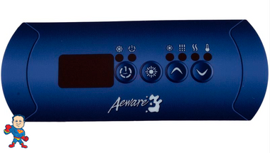 Overlay, Aeware, IN.XE, in.k200, 4 Button, (1) Pump, Light, Temp