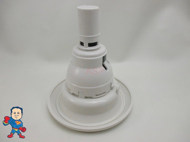 Jet Internal, Waterway, Power Storm, 5" face diameter, Directional, 5 Scallop, White Smooth