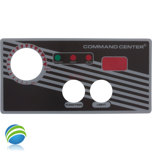 Overlay, 2-Button, Analog Topside Control, Air, Tecmark, Temp Display, Command Center