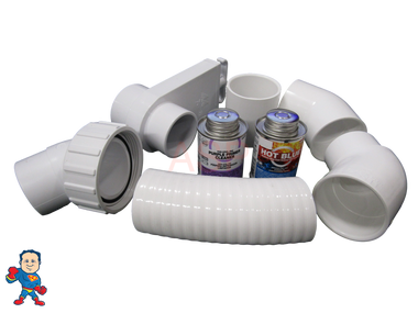 Dynasty Hot Tub 2" 45° Pump Union To Plumbing Glue Connection Kit How To Video