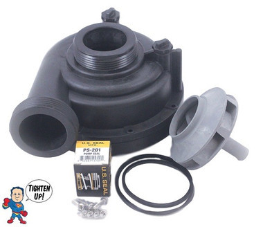 Wetend, Sundance, Jacuzzi, Piranha, Theramax, Theraflo, 48 Frame, 2.0HP, 2" MBT, Side Discharge, 8 Mount
This wet end will work in all positions including the 45 degree position..