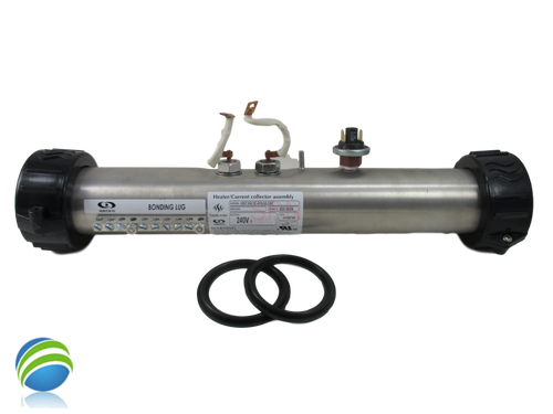 Example of The Original Gecko Spa Hot Tub S-Class Heater 5.5kw w/ Pigtails, and Pressure Switch - The Pressure Switch is No longer Included - See Link to new switch below