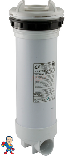 Skim Filter Complete, Waterway, DynaFlo Plus Top Mount, 50sf, Hi Volume, 21 1/8", White