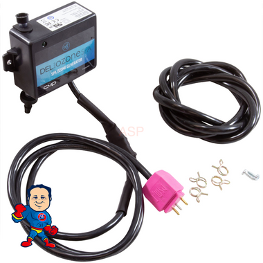 Ozonator, Del Ozone UO3, Gen 3, CD, 115v/230v, Mini Molded Cord, J&J